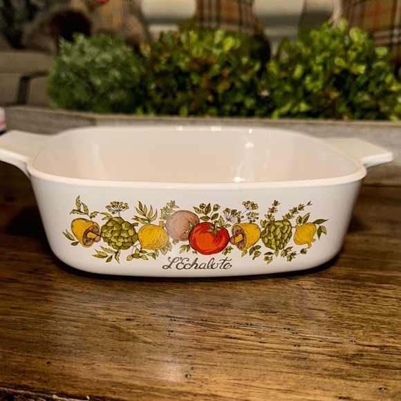 Vintage Corning Ware Spice of Life L'Echalote A-1-B Casserole Dish 1 Quart - Picture 4 of 15
